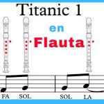 Titanic flauta dulce notas explicadas