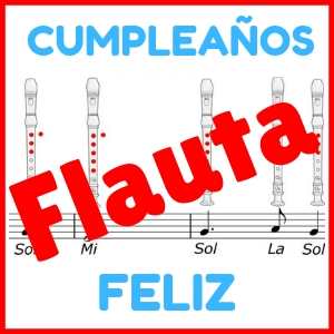 cumpleaños feliz en flauta