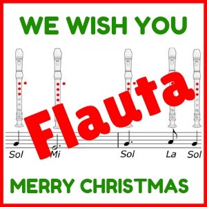 We Wish You a Merry Christmas en Flauta dulce