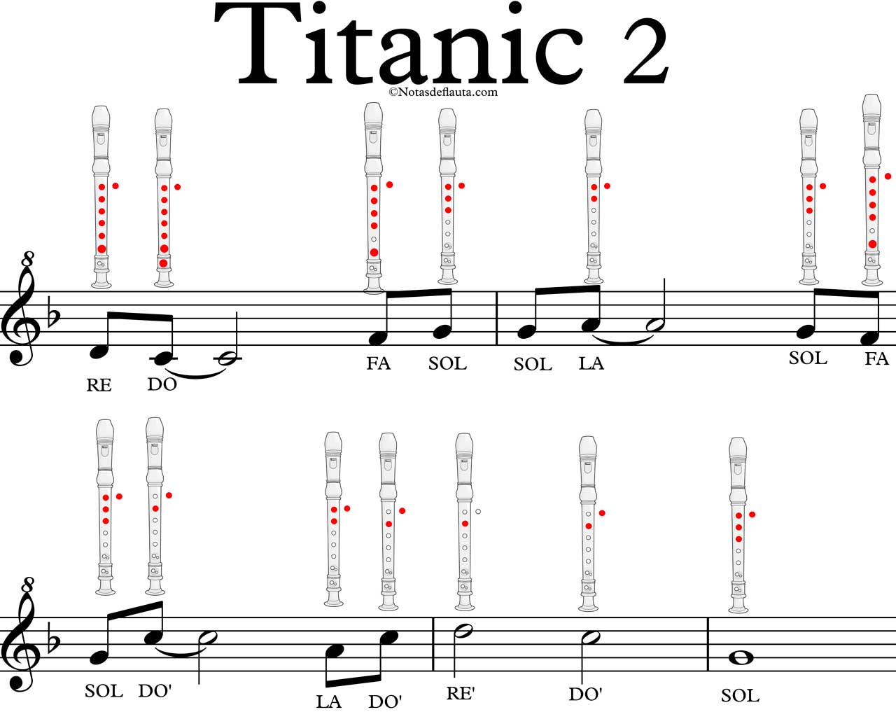 Titanic En Flauta Notas De Flauta Quieres Tocarla Una partitura sencilla para el aprendizaje de la flauta e ideal para trabajar con los. titanic en flauta notas de flauta