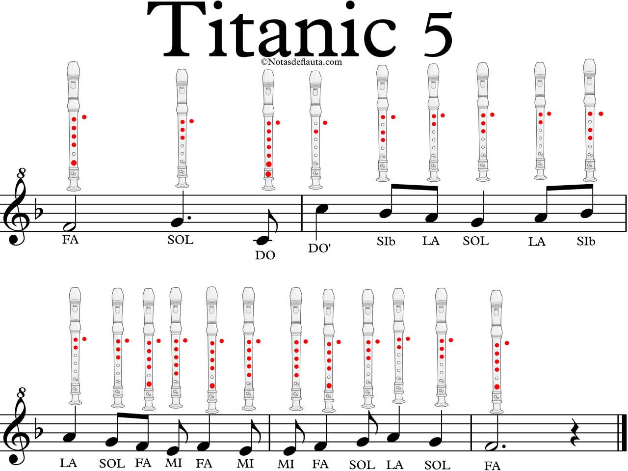 Titanic En Flauta Notas De Flauta Quieres Tocarla Minha filha tem 10 anos, ja sabe tocar cai cai balao (ela nao tem prof. titanic en flauta notas de flauta