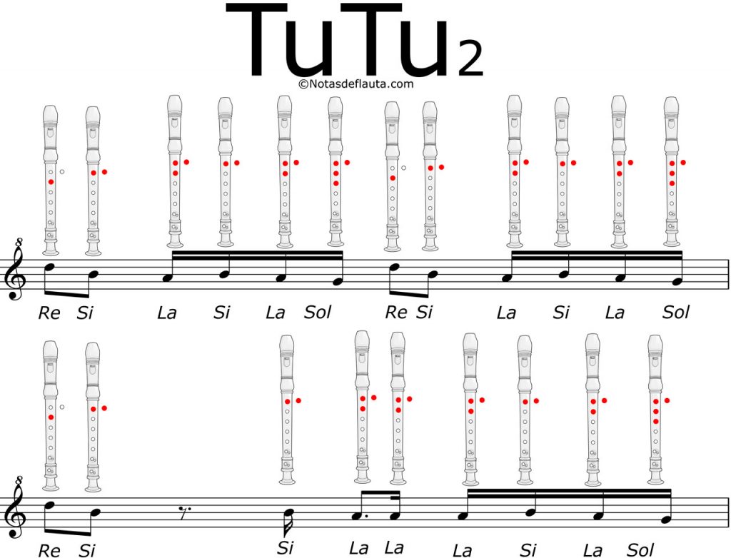 como tocar tutu flauta